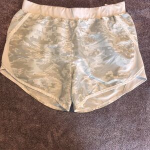 Under Armour Gray Athletic Shorts with Elastic Waistband